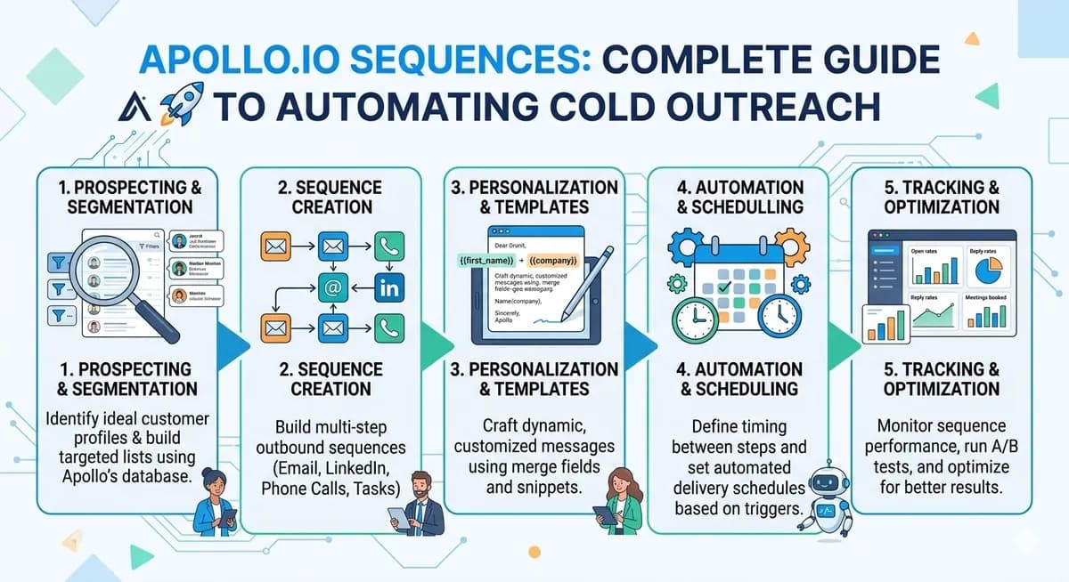 Salesforce Blog: Apollo.io Sequences: Complete Guide to Automating Cold Outreach.