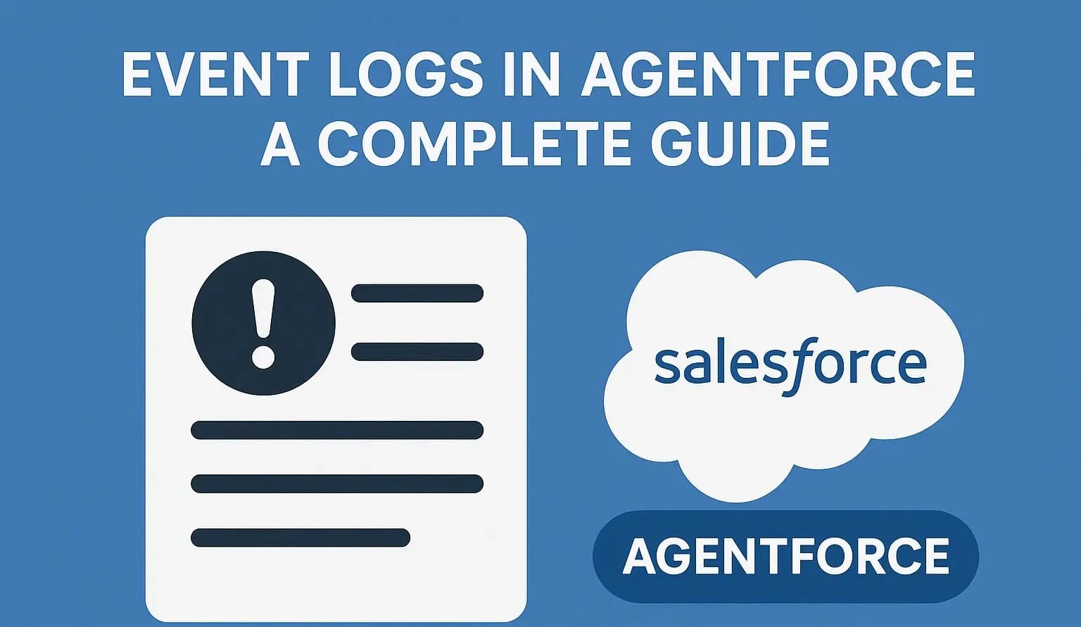 Event Logs in Agentforce A Complete Guide