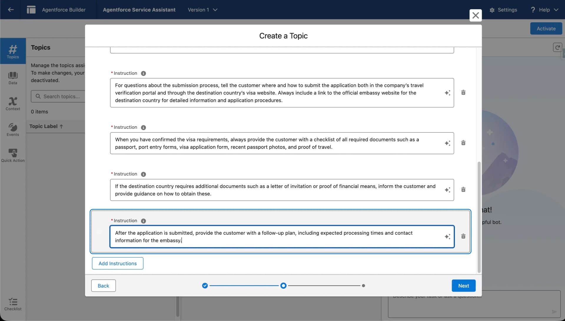 Define Topics and Use Cases