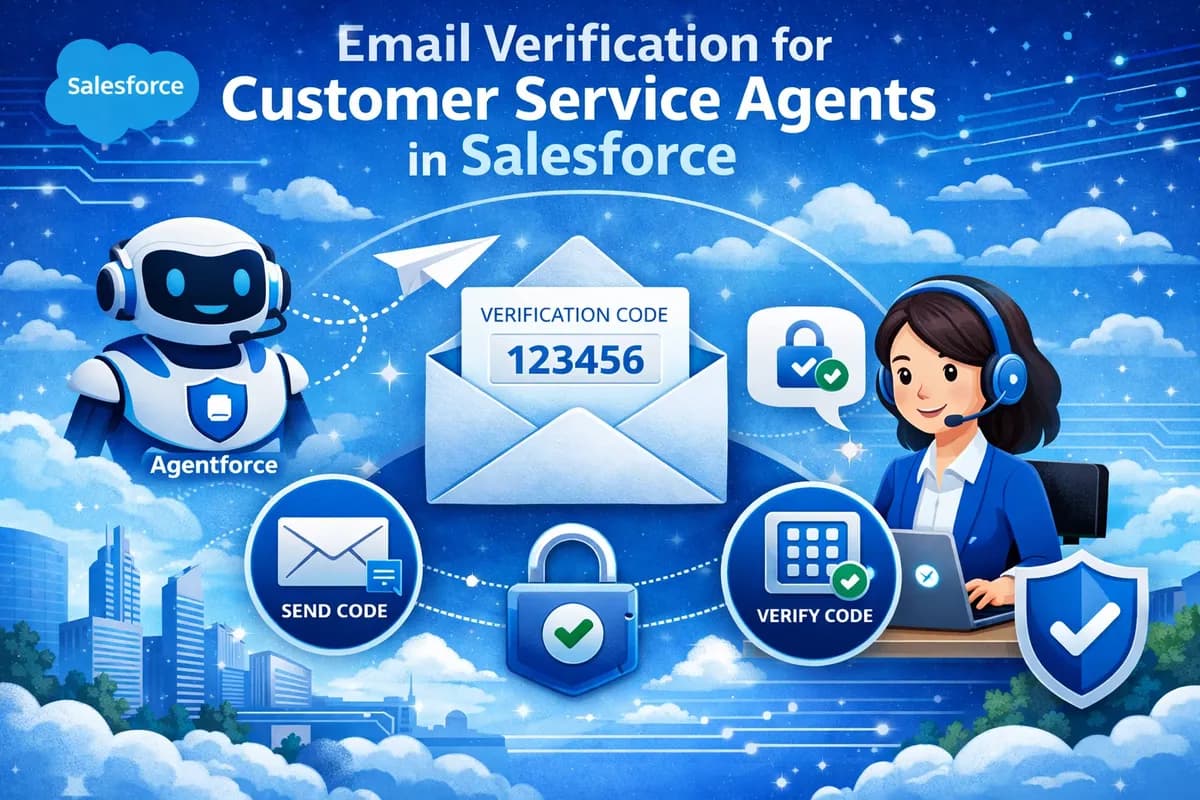 How to Setup Email Verification for Customer Service Agent in Salesforce