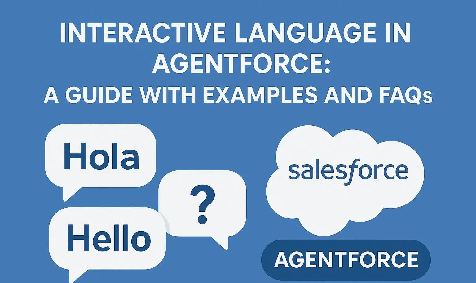 Interactive Language in Agentforce A Guide with Examples and FAQs