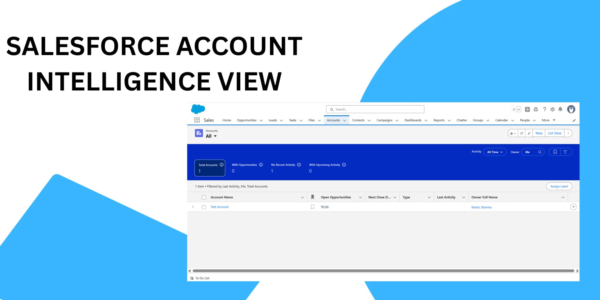 Salesforce Account Intelligence View Prioritize and Act on Your Accounts Efficiently