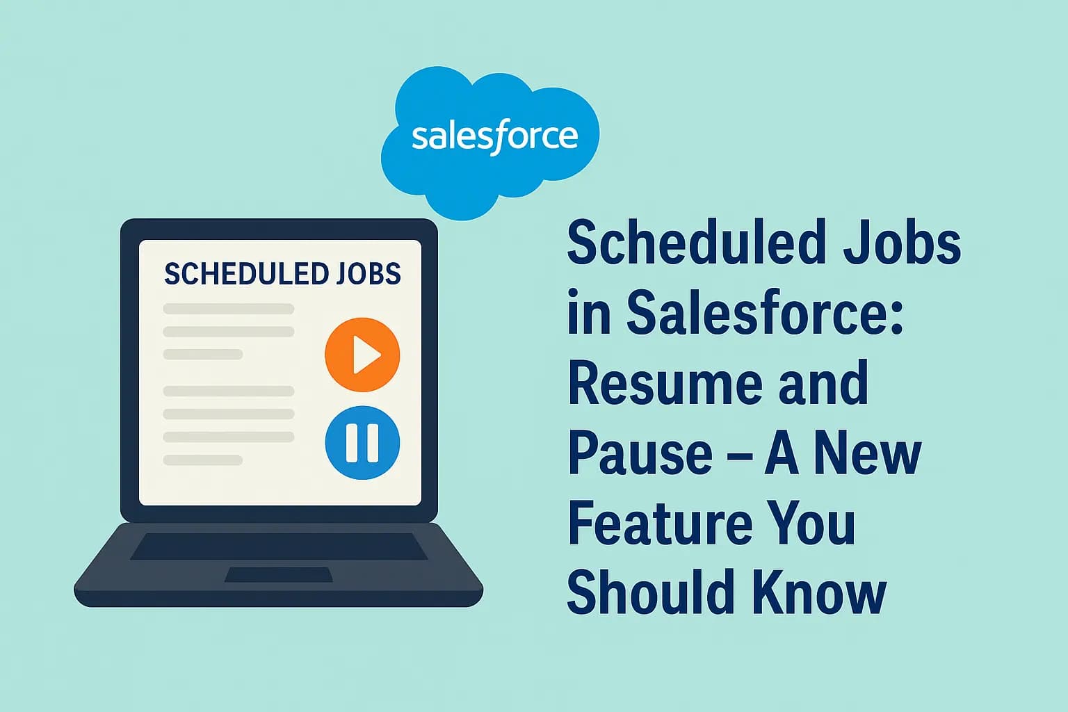Scheduled Jobs in Salesforce: Resume and Pause, A New Feature You Should Know