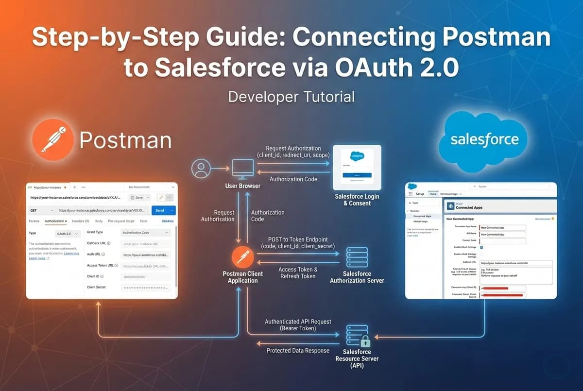 Salesforce Blog: Step by Step Guide: Connecting Postman to Salesforce via OAuth 2.0