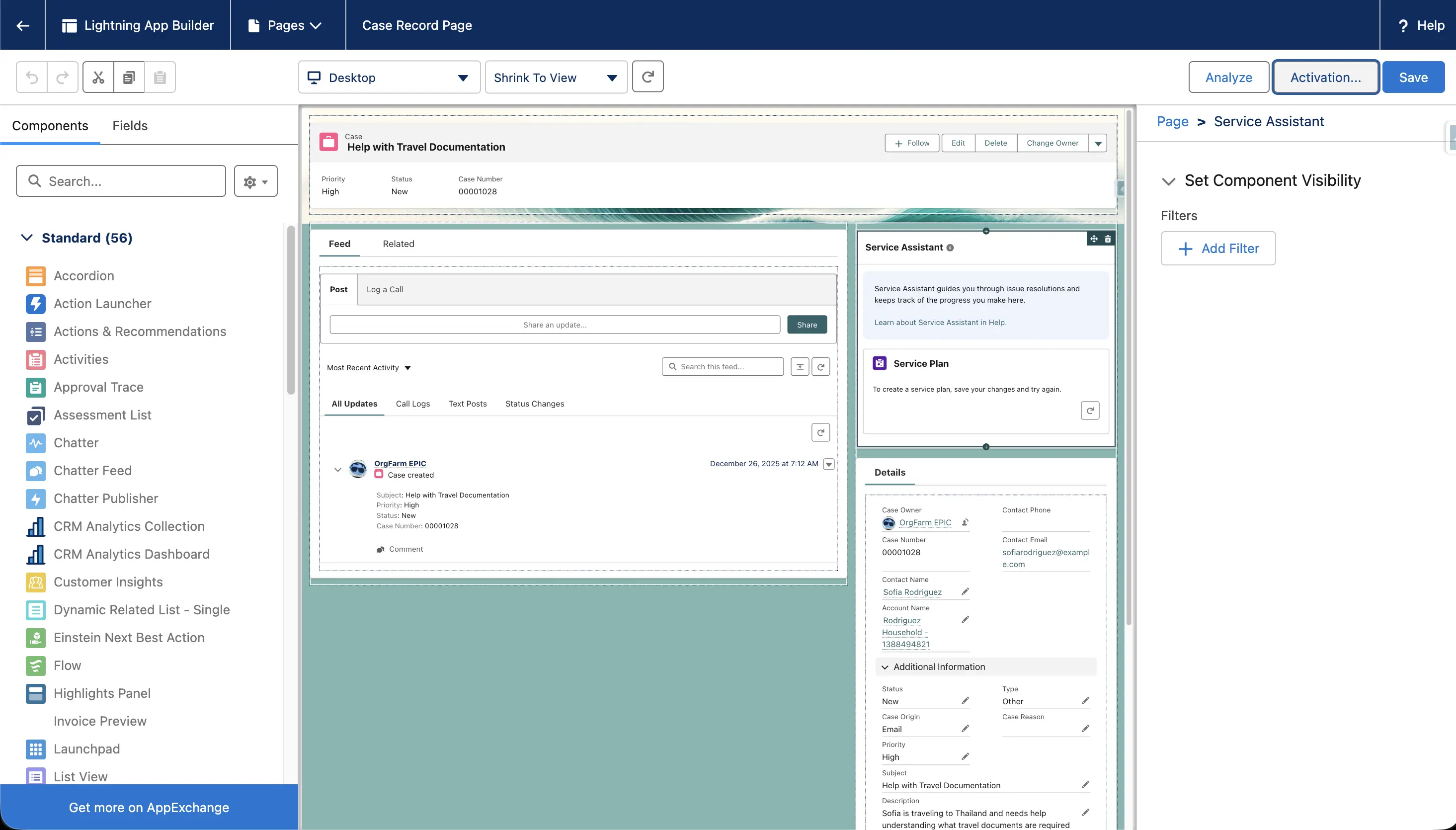 Add the Component to the Page