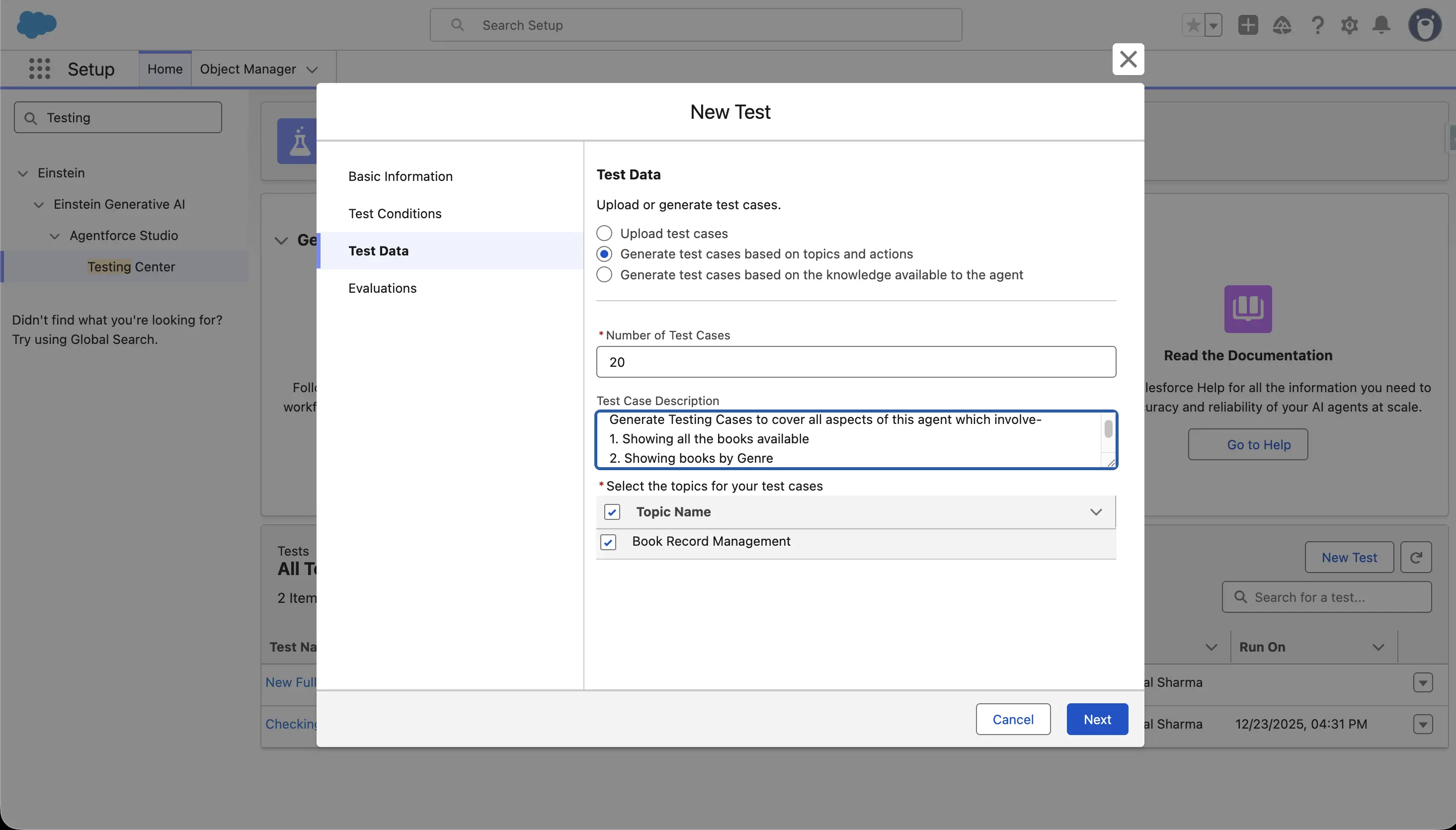 AI-Generated Test Cases