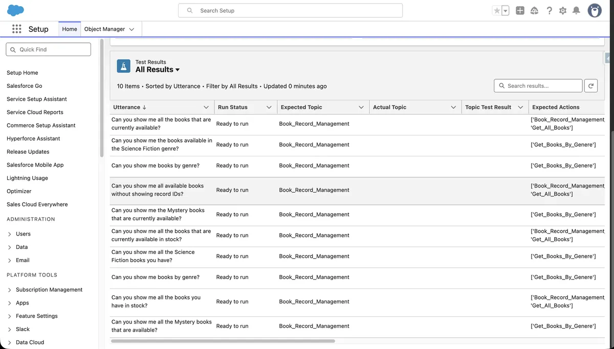 Review and Analyze Results